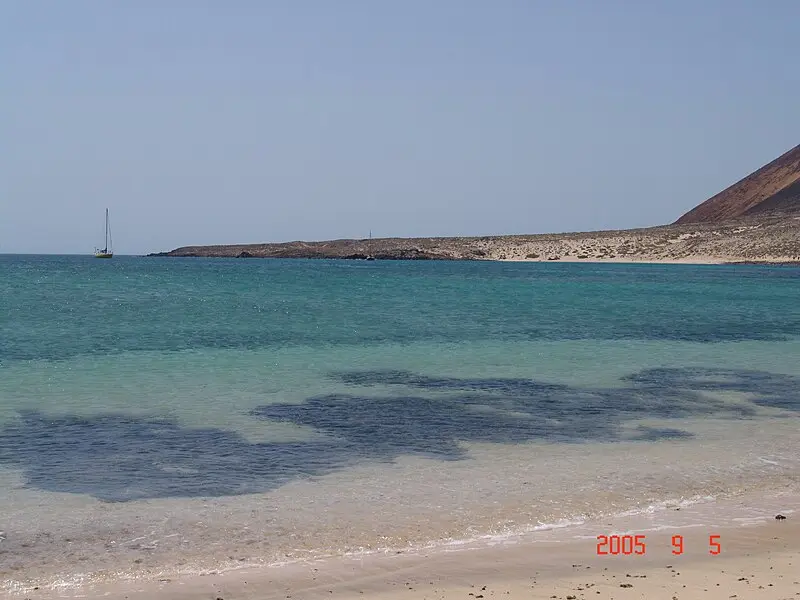 Playa Francesa, en Caleta de Sebo (La Graciosa)