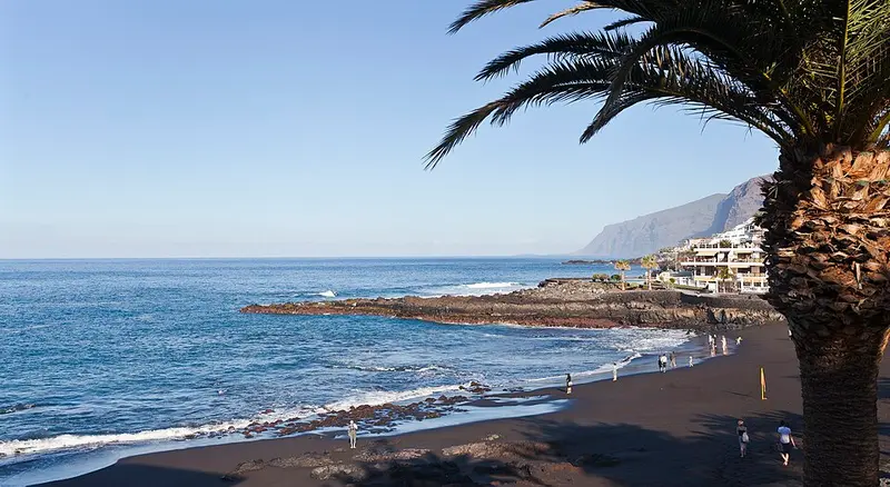 Playa de La Arena, in Santiago del Teide (Teneriffa)