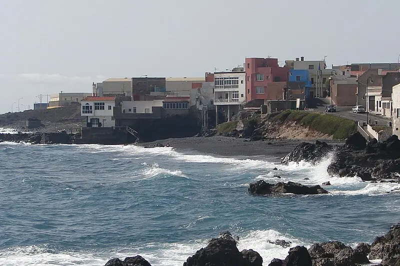 Playa de la Viuda, in Candelaria (Teneriffa)