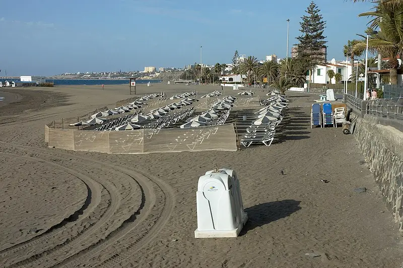 Playa de las Burras, en San Bartolomé de Tirajana (Gran Canaria)