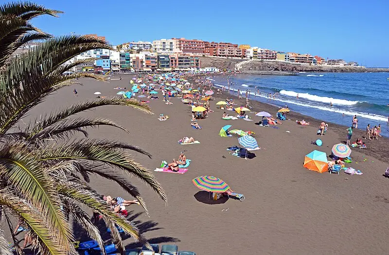 Playa de Melenara, in Telde (Gran Canaria)