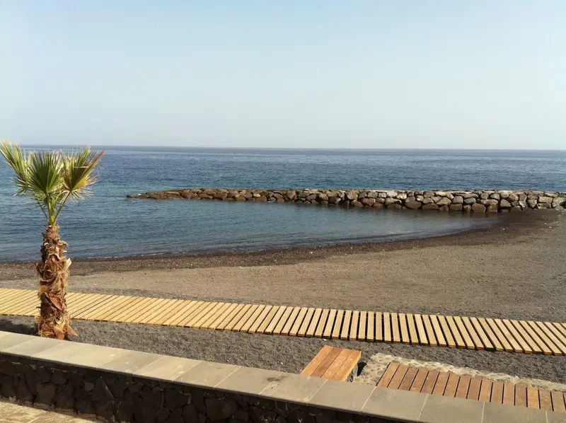 Playa de Punta Larga, in Candelaria (Teneriffa)