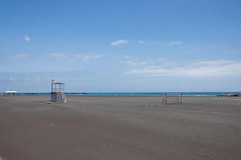 Playa de Santa Cruz de La Palma, en Santa Cruz de la Palma (La Palma)