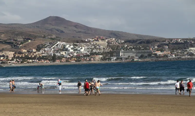 Playa del Inglés, in San Bartolomé de Tirajana (Gran Canaria)