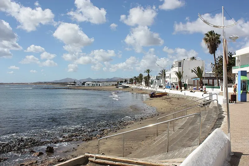Playa Honda, en San Bartolomé (Lanzarote)