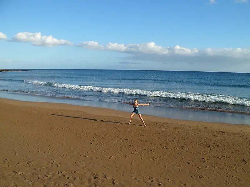 Playa de Los Pocillos, en Tías (Lanzarote)