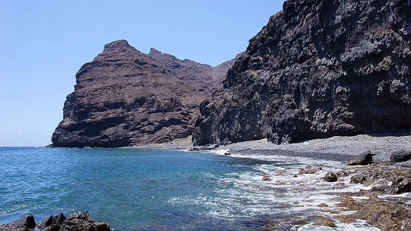 Playa de Tasartico, in La Aldea de San Nicolás (Gran Canaria)