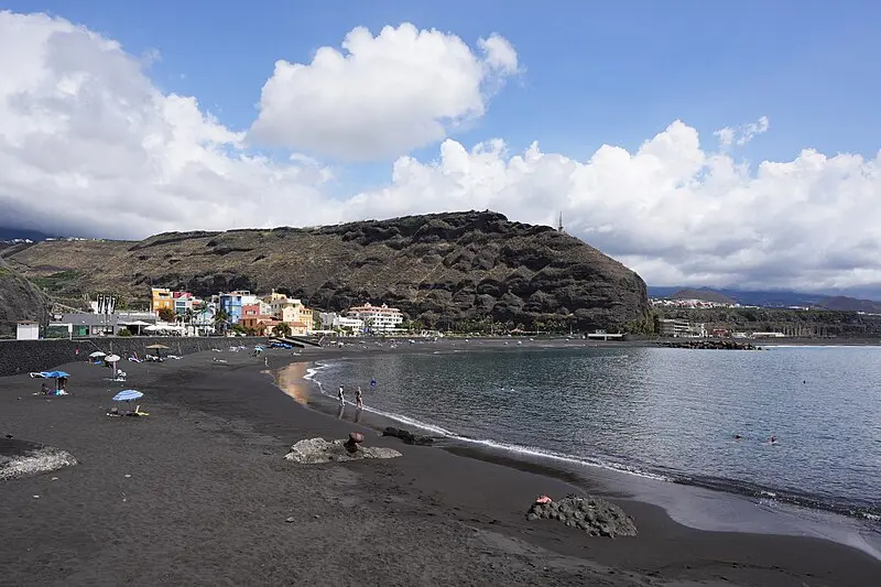 Playa de Tazacorte, en Tazacorte (La Palma)