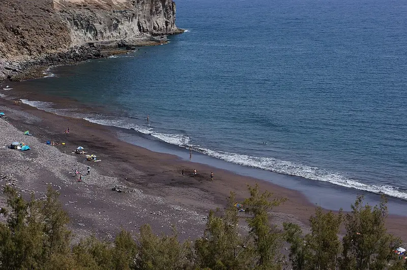Playa de Veneguera, in Mogán (Gran Canaria)